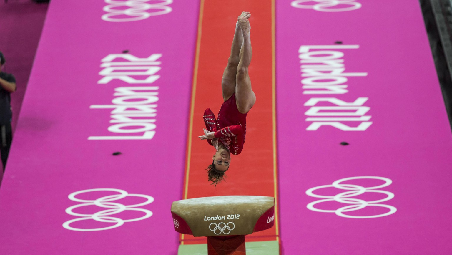 London Olympics 2012 Gymnastic Women s Team Final McKayla Maronney USA preforms the vault during the women s gymnastics team finals at the 2012 Olympic Summer Games, London, England London England Cop ...