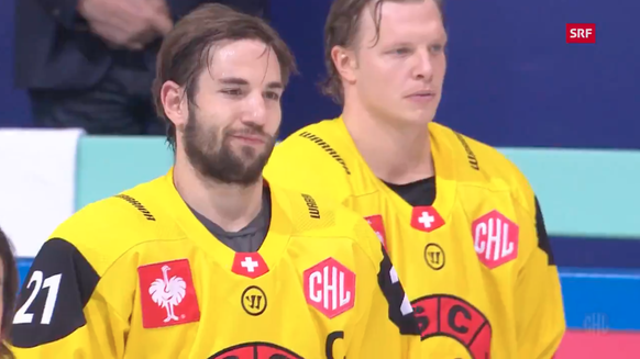 Der SCB spielt in Grenoble, statt die Schweizer wird Schwedens Hymne gespielt, 15.10.2019