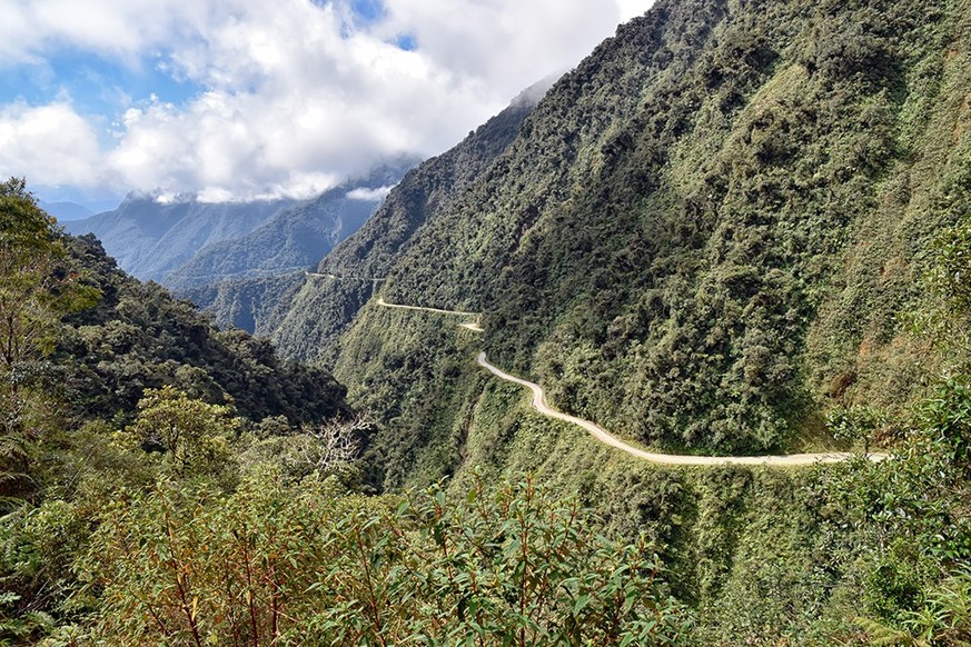 Spektakulärste Strassen der Welt Camino de la Muerte Bolivien