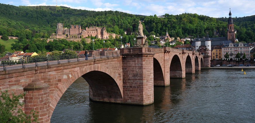 Heidelberg Brücke Neckar