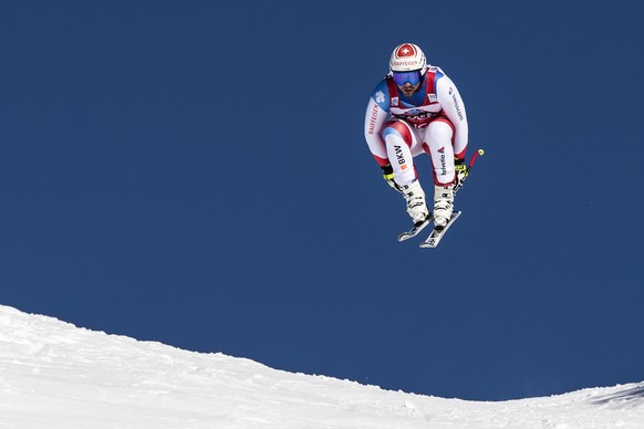 ARCHIV - ZUR BEKANNTGABE DES RUECKTRITTS VON BEAT FEUZ VOM ALPINEN SKIRENNSPORT STELLEN WIR IHNEN FOLGENDES ARCHIVMATERIAL ZUR VERFUEGUNG - Beat Feuz of Switzerland in action during the men&#039;s dow ...