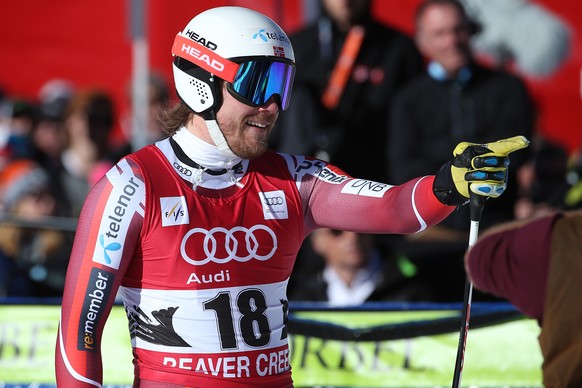 Jansrud muss sich mit dem zweiten Platz zufrieden geben.