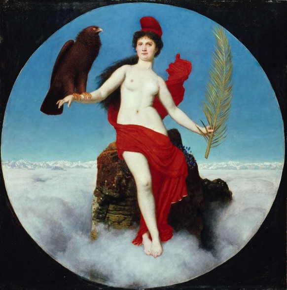 Als allegorische Figur stand und steht die Helvetia (hier von Böcklin aus dem Jahr 1891) zwar für die grosse Freiheit, aber nicht für die Freiheit der Frau.