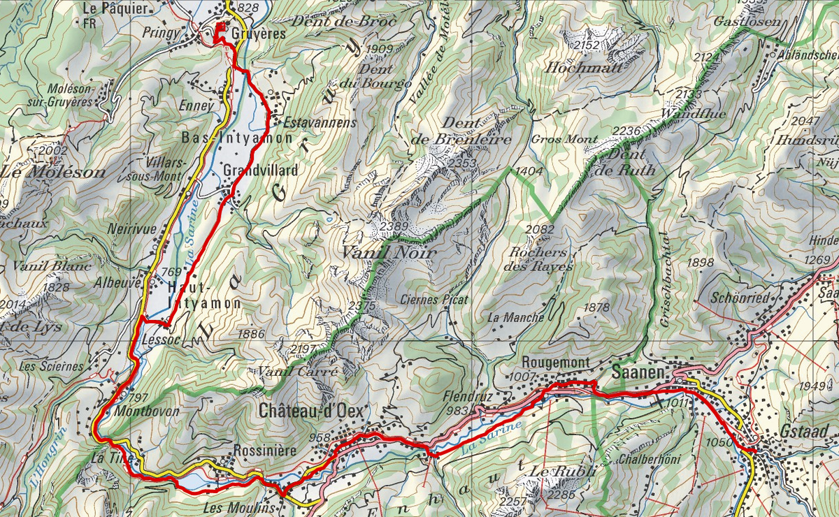 Die schönsten Velo-Ausflüge der Schweiz GSTAAD