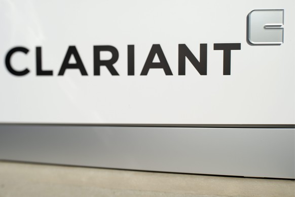 ARCHIVBILD ZU DEN QUARTALSZAHLEN VON CLARIANT, AM DIENSTAG, 30. APRIL 2019 ---- Clariant Logo vor dem Corporate Center in Pratteln am Freitag, 2. August 2013. (KEYSTONE/Georgios Kefalas)