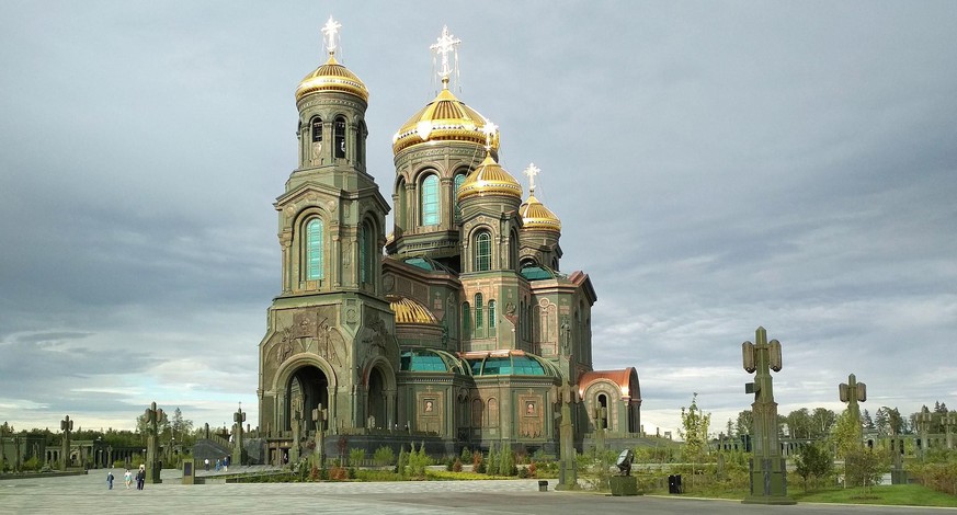 Hauptkirche der Streitkräfte Russlands im Park Patriot in der Oblast Moskau.