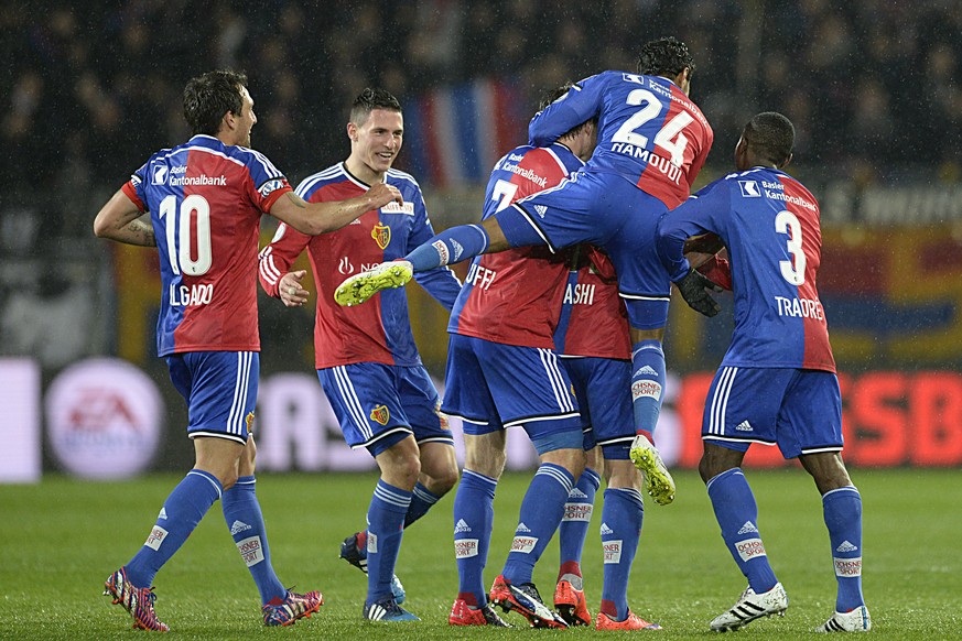 Eine Mannschaft im Hoch: Beim FC Basel läuft derzeit alles nach Wunsch.