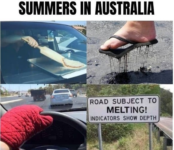 Summer and heat memes.  It's getting hot, hot, hot!