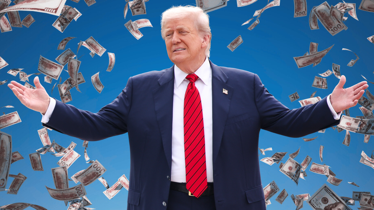 Verser un "dividende" aux Américains: la mystérieuse idée de Trump