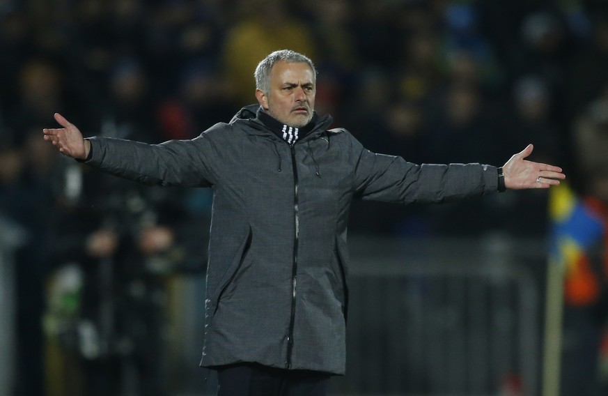 Football Soccer - FC Rostov v Manchester United - Europa League Round of 16 First Leg - Olimp-2 Stadium, Rostov-on-Don, Russia - 9/3/17 Manchester United manager Jose Mourinho Reuters / Maxim Shemetov ...