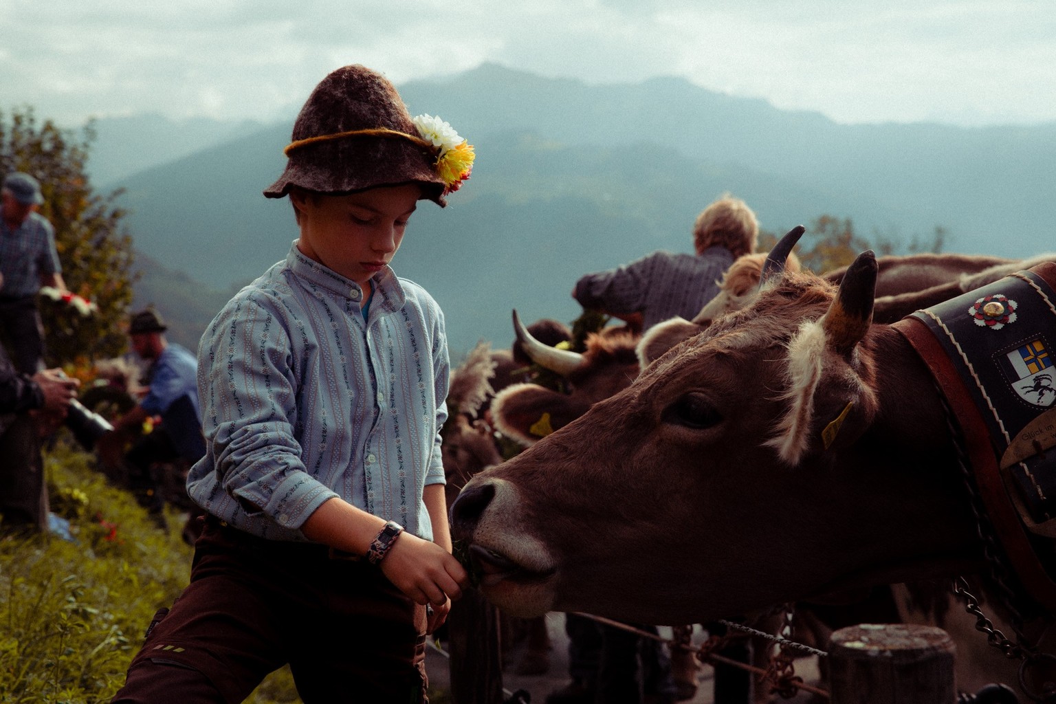 Prättigauer Alp Spektakel in Seewis, Oktober 2022