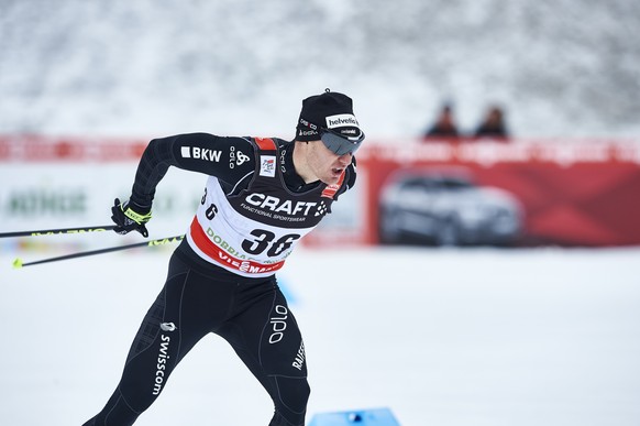 Aus der Traum vom Tour-de-Ski-Podest: Cologna fällt mit muskulären Problemen weit zurück.