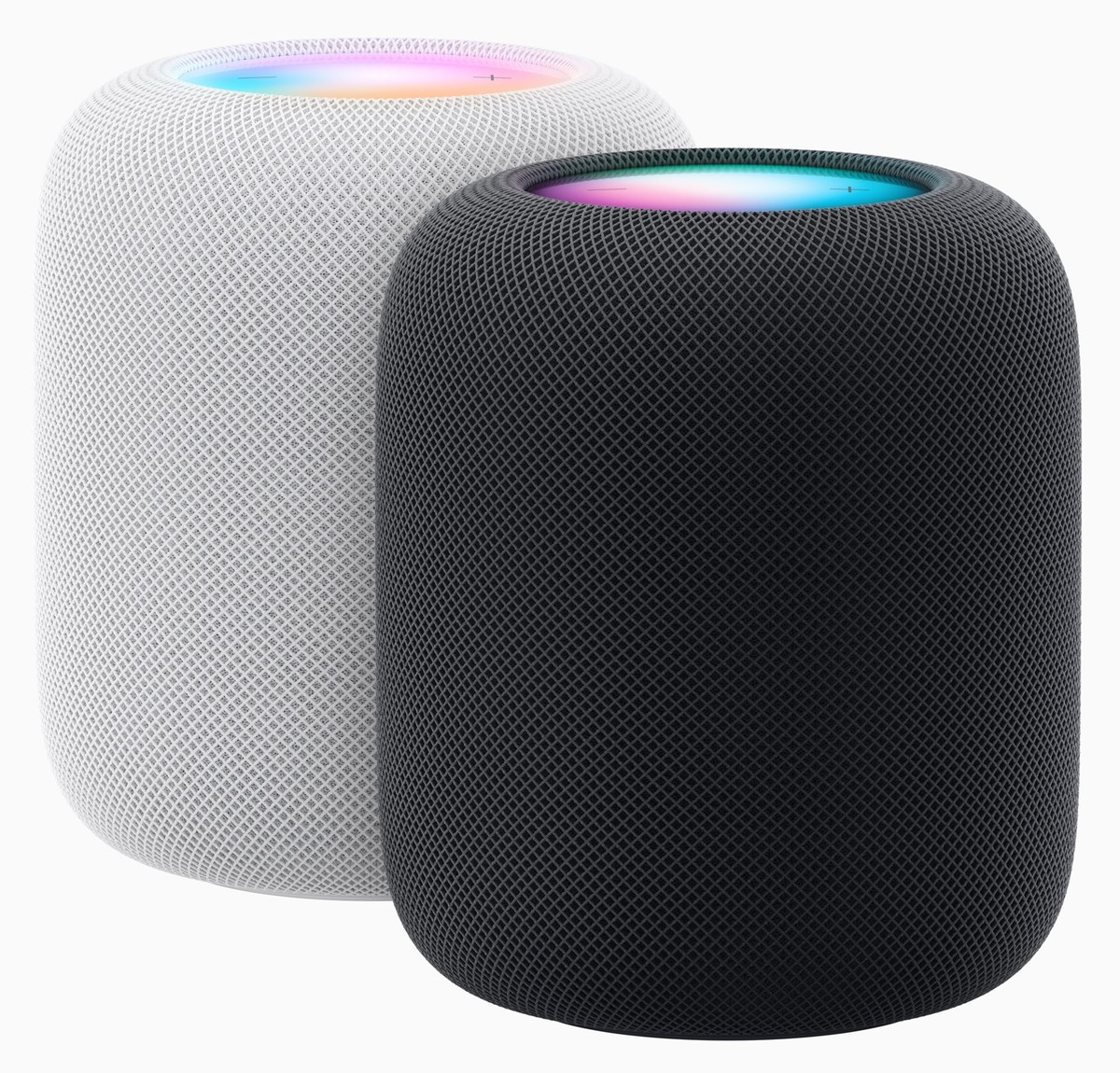 Den HomePod (2. Generation) von Apple gibts in zwei Farben.
