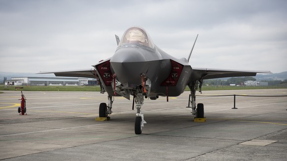 ARCHIVBILD ZUR BEREINIGUNG DER VERTRAEGE FUER DEN F-35 MIT DER US-REGIERUNG --- A Lockheed Martin F-35A fighter jet is pictured prior to a takeoff during a test and evaluation day at the Swiss Army ai ...