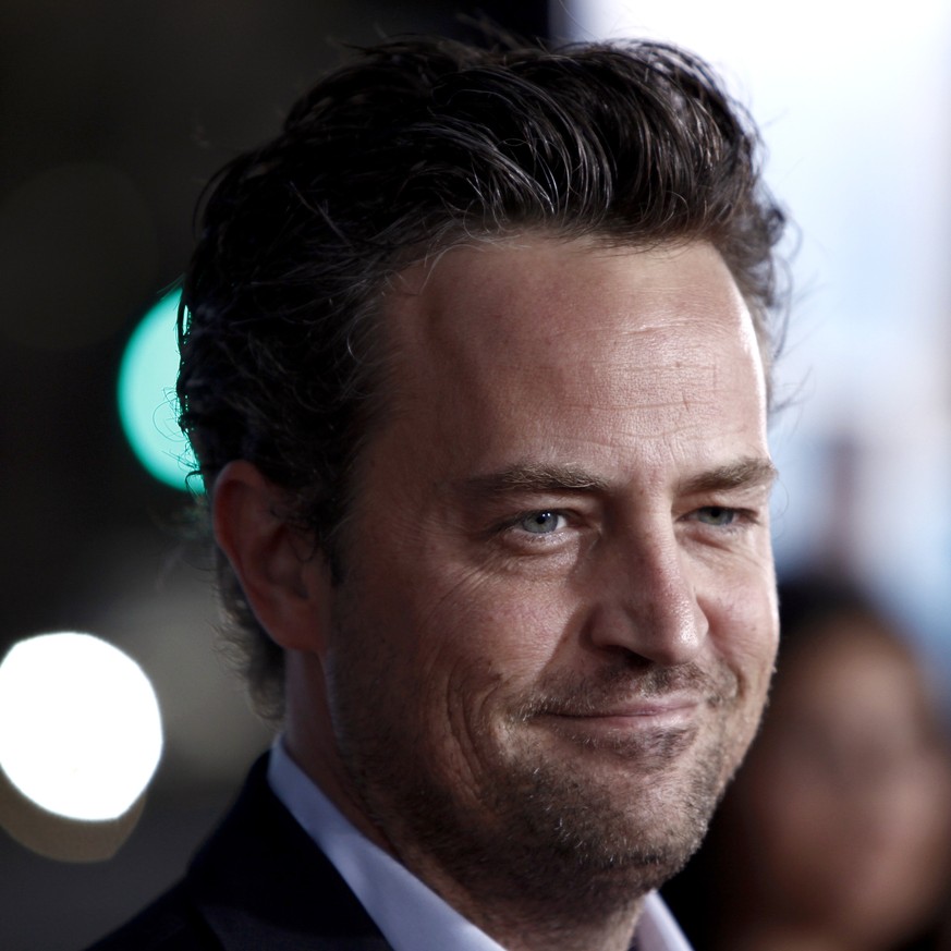 FILE - Matthew Perry arrives at the premiere of &quot;The Invention of Lying&quot; in Los Angeles on Sept. 21, 2009. Perry turns 52 on Aug. 19. (AP Photo/Matt Sayles, File)
Matthew Perry