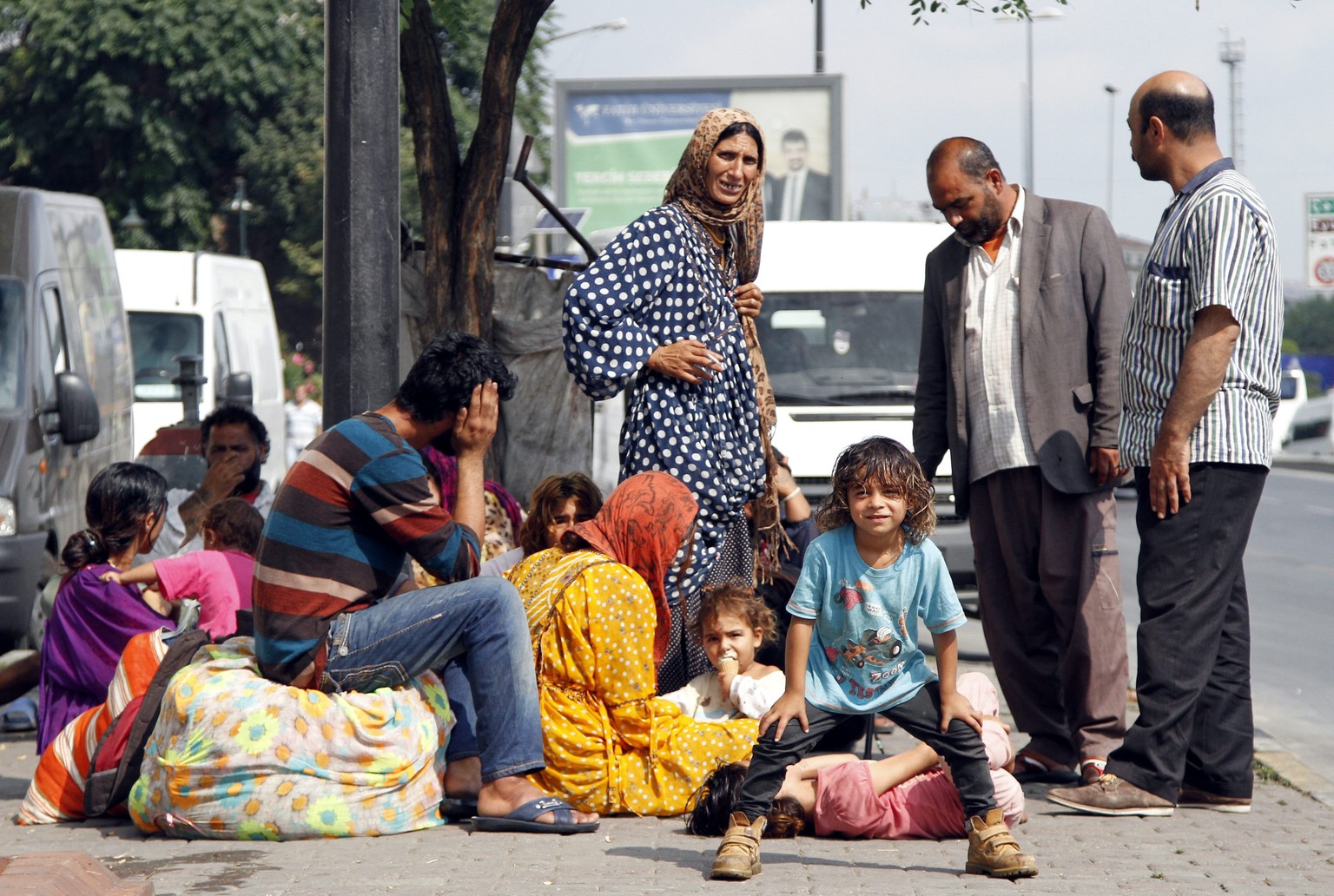 Syrische Flüchtlinge in Instanbul.