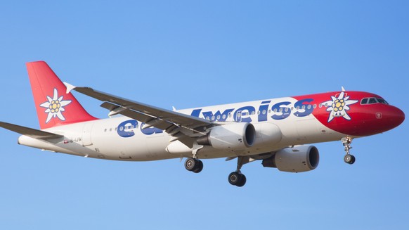 Ein A320 der Edelweiss Air.