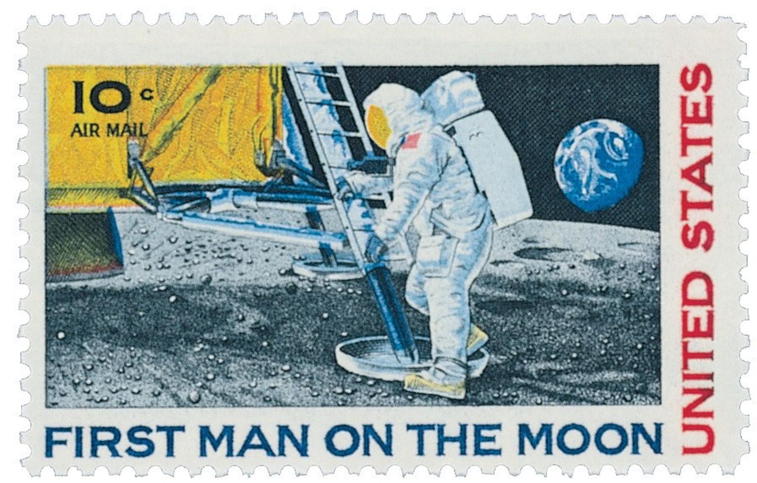 Briefmarke Neil Armstrong, First Man on the Moon