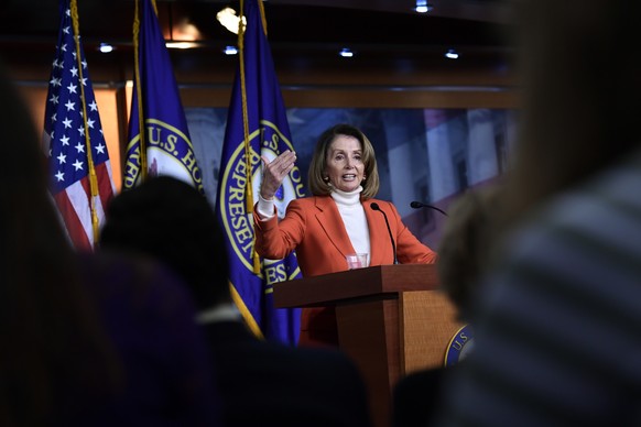 House Minority Leader Nancy Pelosi of Calif., speaks during a news conference on Capitol Hill in Washington, Thursday, Nov. 15, 2018. (AP Photo/Susan Walsh)