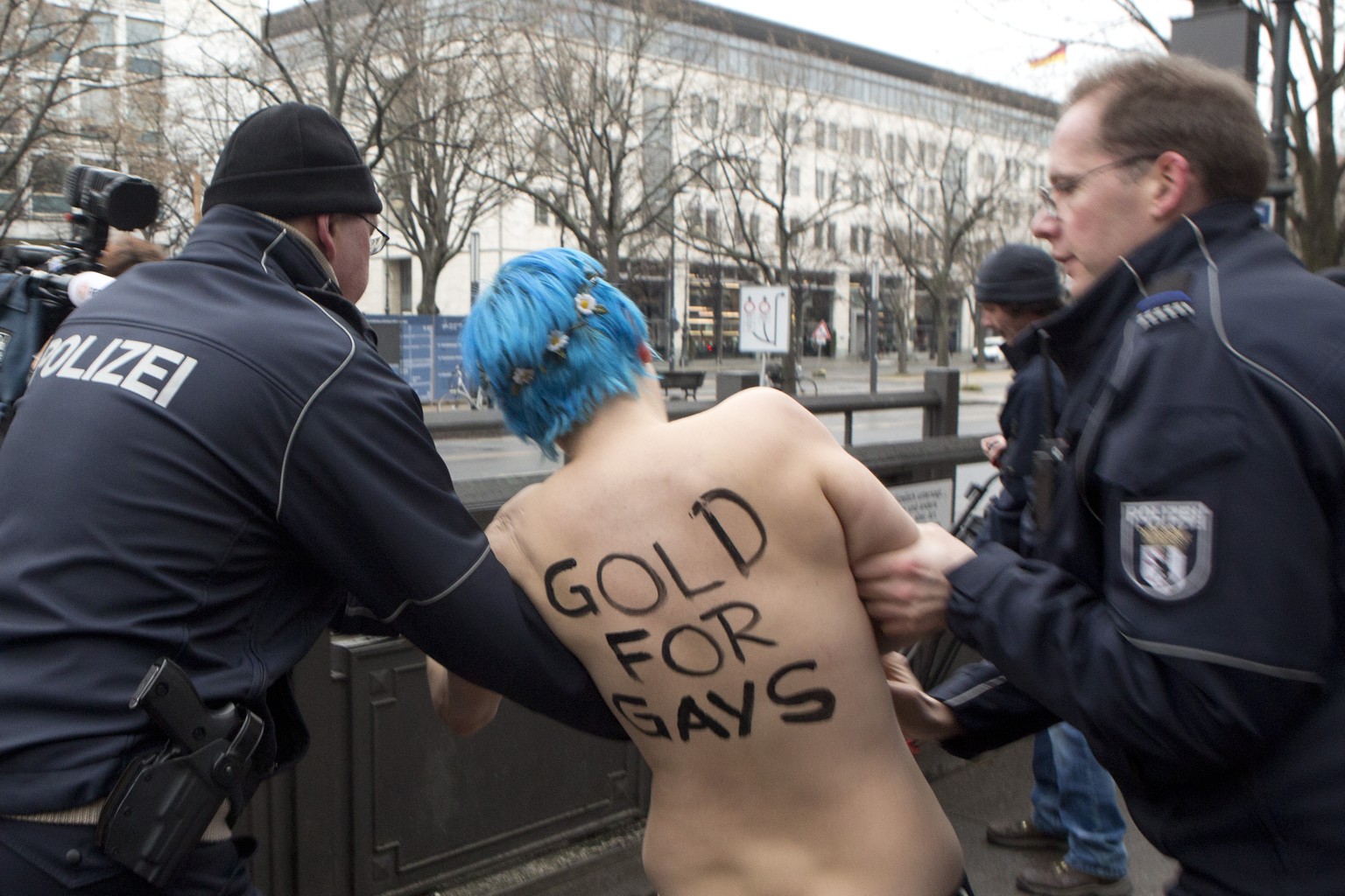 Protestieren und leben lieber ausserhalb der Ukraine: Femen-Aktivistinnen.