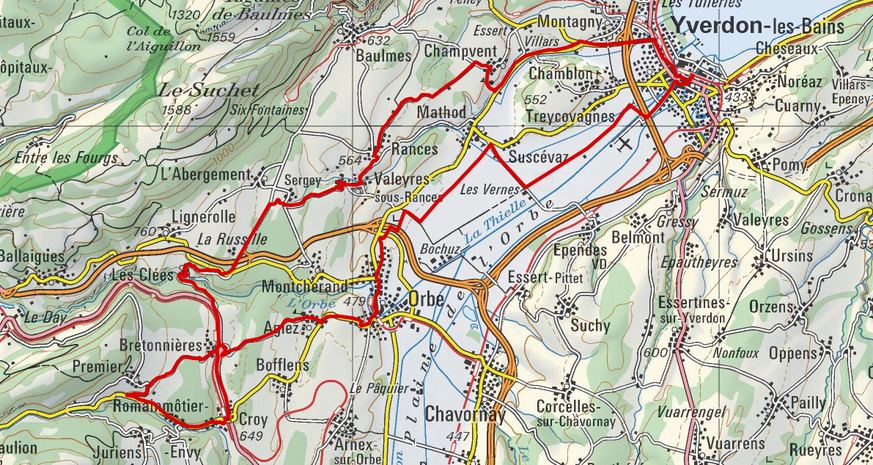 Die schönsten Velo-Ausflüge der Schweiz YVERDON