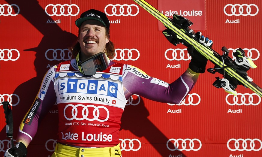 Kjetil Jansrud gewinnt nicht nur die Abfahrt, sondern auch den Super-G von Lake Louise.