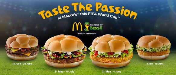 Die World-Cup-Burger verkauften sich während der WM sicher nicht schlecht.