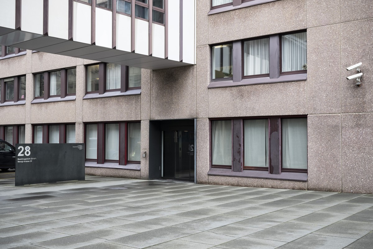 View of the district court of Zurich at Wengistrasse 28, on the occasion of the Gazprombank Switzerland court case in Zurich, taken on Wednesday, 8 March 2023. / Blick auf das Bezirksgericht Zuerich a ...