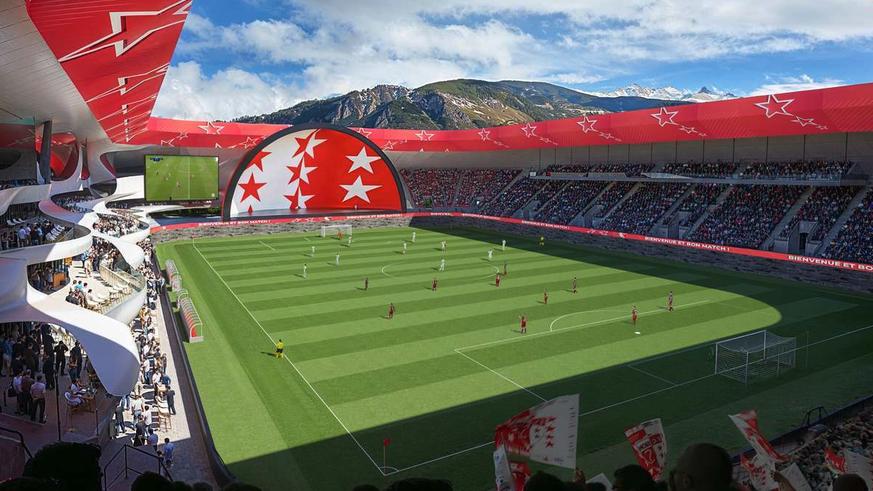 FC Sion neues Stadion Tourbillon CC Constantin