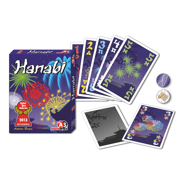 Hanabi with material