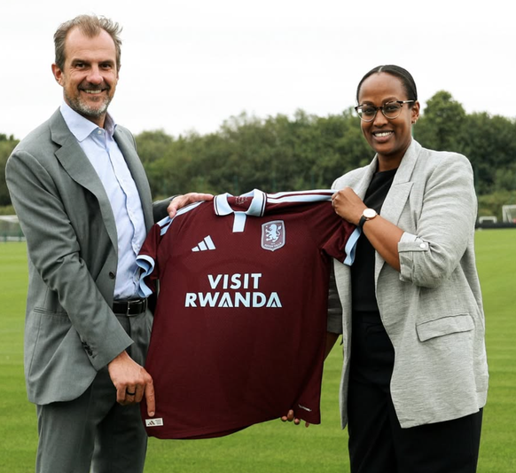 Aston Villa conclut un accord de sponsoring avec Visit Rwanda.
