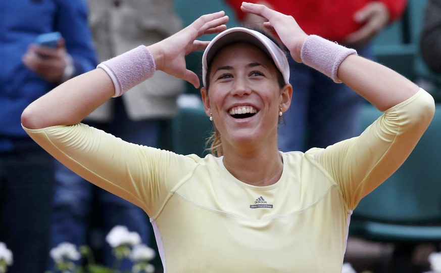 Die Freude ist riesig – Garbine Muguruza steht im Final des French Open.