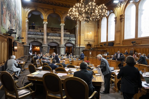 Der Staenderat beendet seine Sitzung an der Fruehjahrssession der Eidgenoessischen Raete, am Dienstag, 12. Maerz 2024, in Bern. (KEYSTONE/Peter Schneider)