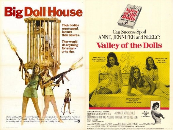 big doll house valley of the dolls film posters 60s b movie https://en.wikipedia.org/wiki/The_Big_Doll_House