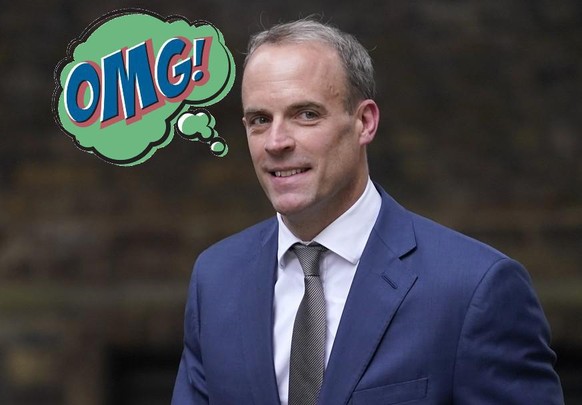 Britain&#039;s Foreign Secretary Dominic Raab arrives at 10 Downing Street, in London, Wednesday, Sept. 15, 2021. Raab lost his job as foreign secretary in a cabinet reshuffle by British Prime Ministe ...