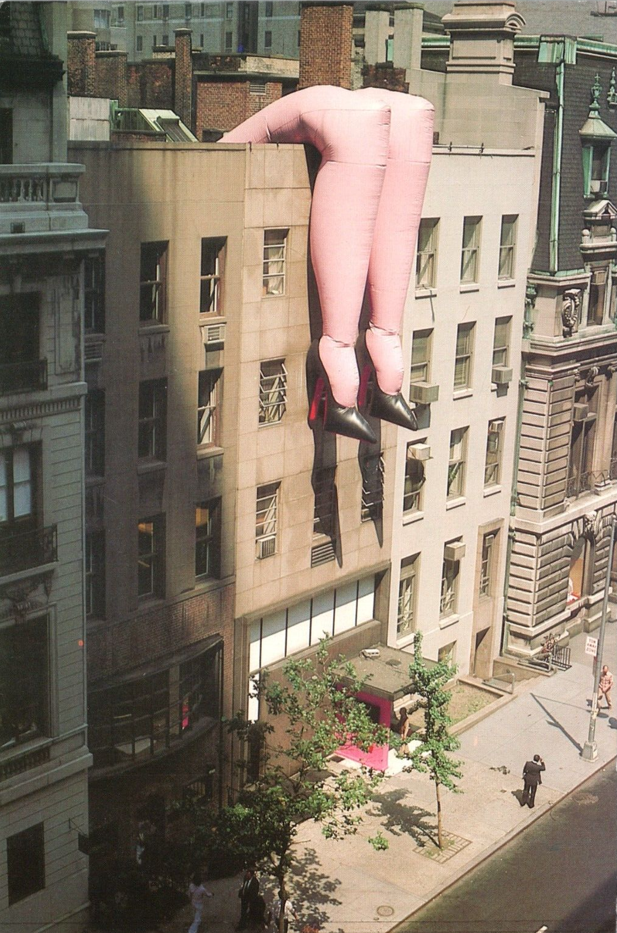 Ann Slawit, aufblasbare Beine, New York