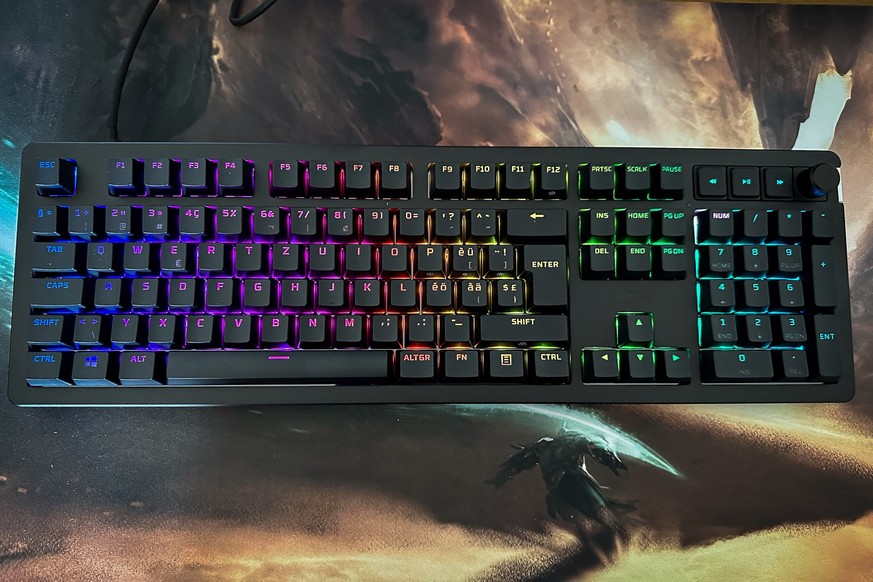 Die neue Gaming-Tastatur von HyperX ist mit über 150 Franken kein Schnäppchen.