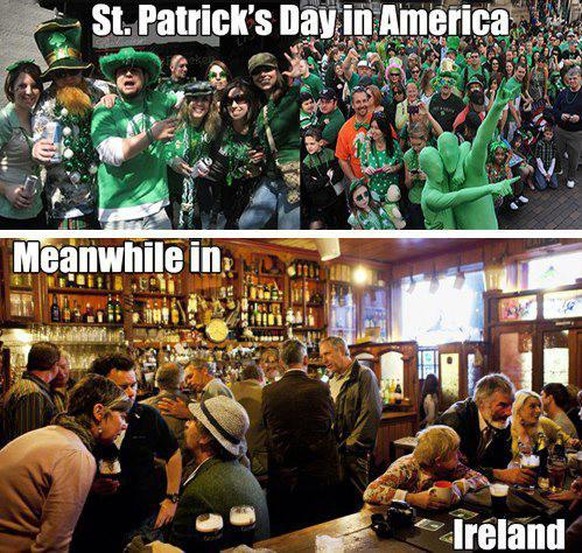 st. patrick&#039;s day amerika vs irland