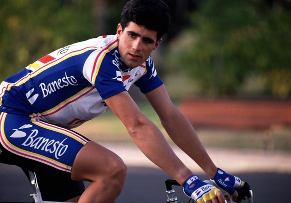 EL CICLITA MIGUEL INDURAIN CON EL EQUIPO BANESTO. AÑO 1993. Credit: Album / sfgp