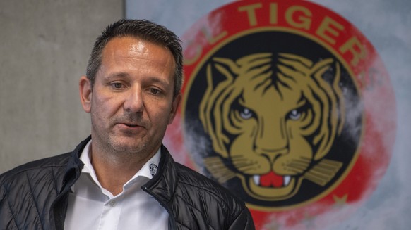 Tigers Sportchef Marco Bayer, vor dem Meisterschaftsspiel der National League, zwischen den SCL Tigers und dem HC Genf-Servette, am Freitag 13. September 2019 im Ilfisstadion in Langnau. (KEYSTONE /Ma ...