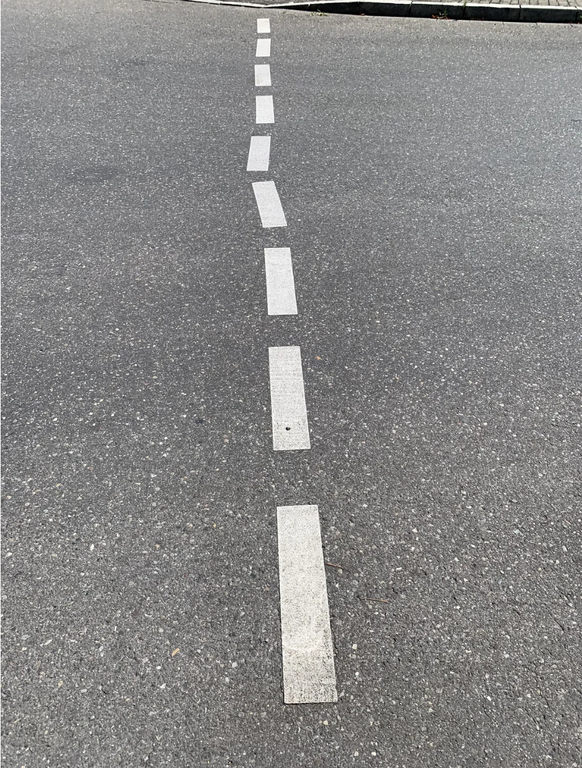 Lustige Fails: Strassenlinien