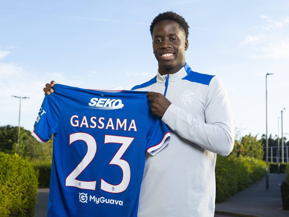 Rangers have signed Djeidi Gassama from Sheffield Wednesday. Rangers Signing - St George s Park, Burton, Staffordshire, England - 15 Jul 2025Burton St George s Park Staffordshire, England United Kingd ...