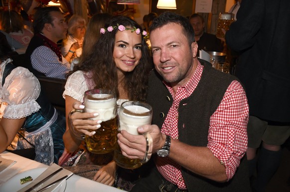 Anastasia Klimko und Lotthar Matthäus.