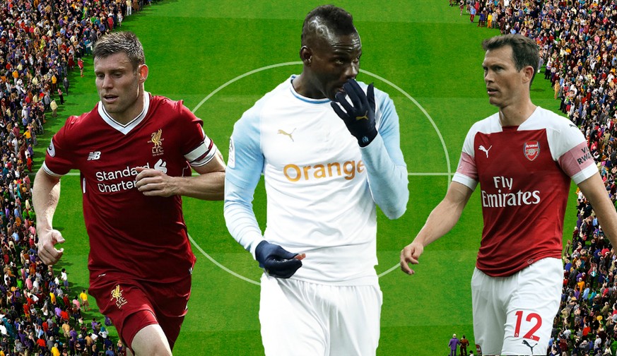 Milner, Balotelli, Lichtsteiner – sie alle sind im Sommer ablösefrei zu haben.