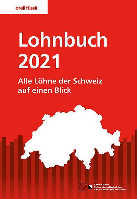 Das Lohnbuch Schweiz 2021 umfasst fast 10'000 Lohnanagaben.