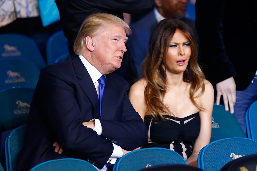 Trump mit seiner dritten Ehefrau Melania.