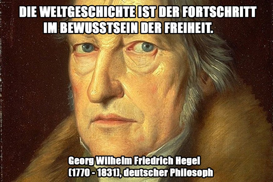 Mahbubani/Summers erinnern stark an Hegels Geschichtsauffassung: Die Menschheit bewege sich auf immer grössere Selbsterkenntnis und Selbstentfaltung zu. Die Geschichte zeige eine eindeutige Entwicklun ...