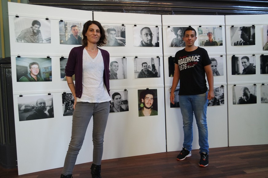 Ausstellung der israelischen NGO Breaking the Silence im Kulturhaus Helferei in Zürich (03.06.2015).