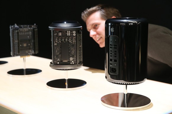 Der zylinderförmige Mac Pro wurde 2013 lanciert.