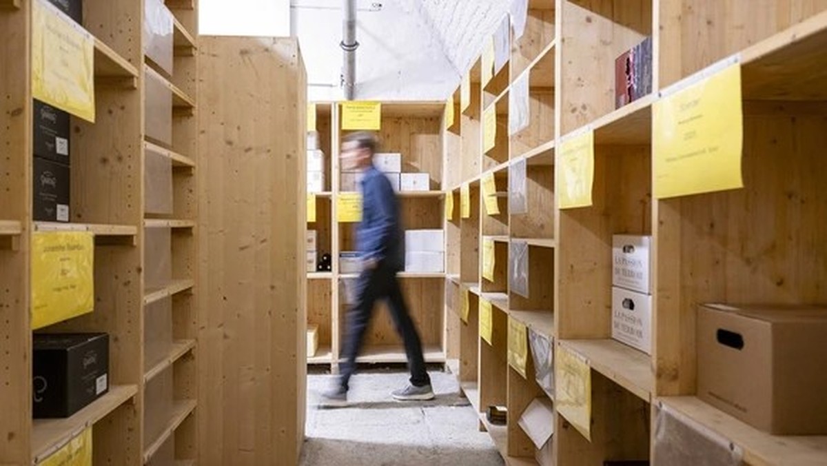 La cave à vin du Conseil fédéral. Bundesrat Weinkeller